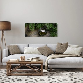 Tablou - lumânare de Crăciun (120x50 cm)