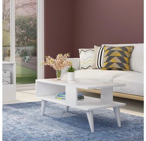 Măsuță de cafea Debede (alb) . Promo -25%. 1093179