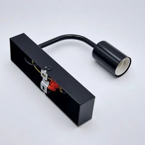 Aplică ASTRID 1xE27/60W/230V negru lucios