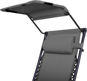 Fotoliu de relaxare Avenberg PALMAS - gri