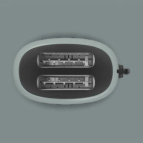 Prăjitor de pâine SMEG 50's Style Porsche TSF01PSGEU, 950 W, 2 felii, 6 niveluri, Tava pentru firimituri, Cablu integrat, Oțel inoxidabil, Verde