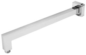 BRAT DUS FIX RECTANGULAR INULA, 400 MM, ALAMA, CROM Crom lucios, Patrata