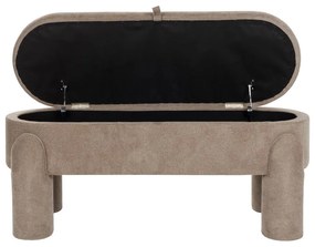 Bancă maro deschis Orly – White Label