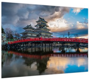 Tablou pe sticlă - Japonia (70x50 cm)