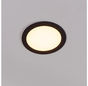 Eglo 31744 FUEVA-Z - Lampă LED dimabilă pentru baie, 10,5W/230V, IP44, negru