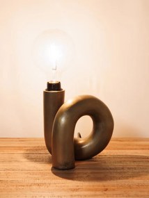 Lampa de masa, din aluminiu, U-turn