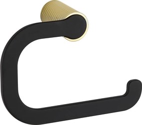 Mexen Base suport pentru hârtie igienică, negru/auriu - 7088233-57