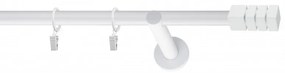 Galerie SIMPLA PRINDERE PERETE PICIOR UNIVERSAL 19 mm NORDIC ALB (Alege marime: 360 cm)