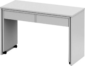 Birou VERSAL NEW, alb, PAL, extensibil, 120x50x75 cm