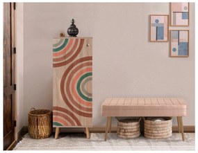 Mobilier Hol Beside 34 (stejar sonoma + piatră) . 1093999