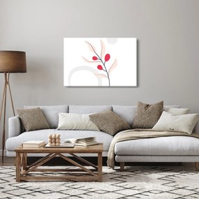Tablou - Abstracție florală roz N⁰3 (90x60 cm)