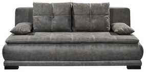 Canapea Extensibila Sofia Lux, Cu Lada, Gri, 93 x 105 x 208 Cm