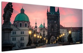 Tablou - Pe podul lui Carol,Praga (120x50 cm), în 40 de alte dimensiuni noi
