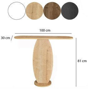 Masă de cafea Ellittica Sapphire Oak