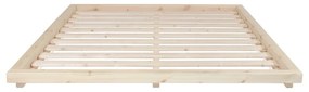 Pat matrimonial din lemn masiv de pin cu somieră 160x200 cm Dock – Karup Design