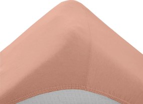 Cearsaf jersey Culoare roz deschis, 90 x 200 cm LA REDUCERE