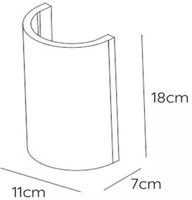 Lucide 35200/18/31 - Aplica perete GIPSY 1xG9/40W/230V alb