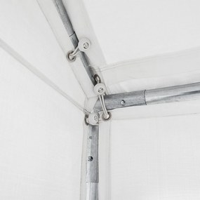 Cort petrecere Gala 4x6 m alb