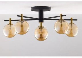 Lustră aplicată Jupiter 2033 FIGARO 6xG9/10W/230V negru/auriu/bej