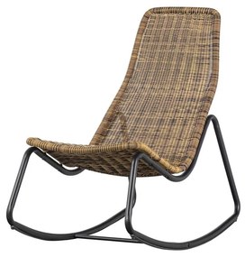 Scaun balansoar din ratan WOOOD Tom, natural