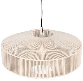 Japandi hanglamp bruin touw 61cm - Svea