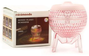 Umidificator Roz Mondo Planet - USB - Schimbare de Culoare (lumina de jos)