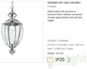 Pendul clasic diam.25cm, NORMA SP1 BIG CROMO 094786