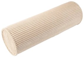 Pernă decorativă pentru copii maro deschis cu tapițerie din catifea reiată Roll – Wigiwama