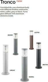 Stalp iluminat exterior IP54 TRONCO PT1 H25 NERO