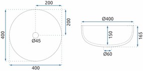Lavoar pe blat Rea Sue Transparent