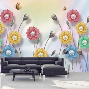 Fototapet - Flori colorate (147x102 cm)