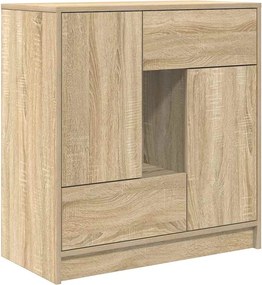 vidaXL Bufetă cu sertare și uși Stejar Sonoma 70,5x34x74,5 cm