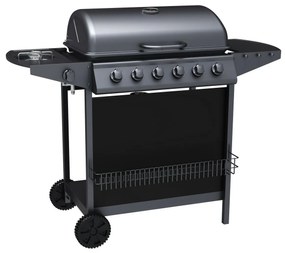 Tepro 3309 Hampton 6 grill pe gaz, 6 arzătoare,123 x 55 x 98 cm