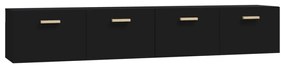 3115661 vidaXL Dulapuri de perete 2 buc. negru 100x36,5x35 cm lemn prelucrat