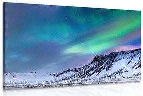 Tablou aurora polară norvegienă