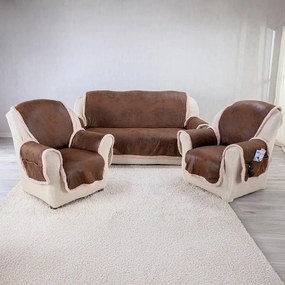 Cuverturi de lux cu BLĂNIŢĂ fotoliu - şezut 57 cm