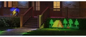 Plasă de iluminare LED RGBIC de exterior 143x85cm Wi-Fi Matter IP65