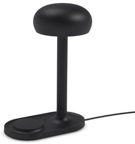 Lampă Emendo cu încărcător wireless QI, neagră - Eva Solo