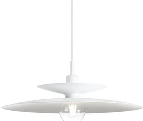 Redo 01-3048 - Lustră GUNNAR pe cablu, 1xE27/42W/230V, Ø 50 cm, alb