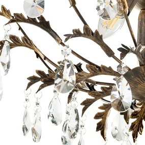 ONLI - Plafonieră TERESA 3xE14/6W/230V bronz