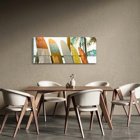 Tablou - Plăci de surf (120x50 cm)
