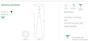 Pendul design modern Athena