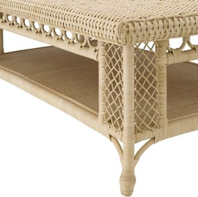 Masuta de cafea din ratan natural design LUX Saba