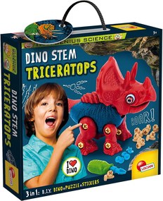 EXPERIMENTELE MICULUI GENIU - SET STEM TRICERATOPS - LISCIANI (L92420)