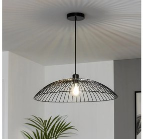 Brilagi - Lustră LED suspendată pe cablu CERIA WIRE, 1xE27/40W/230V, Ø 60 cm, negru