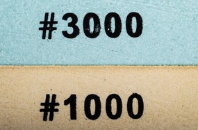 Set de cuțite G21 Gourmet Damascus în bloc de bambus 3 bucăți + piatră de ascuțit