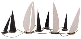 Decorațiune de perete din metal 117x52 cm Ocean – Wallity