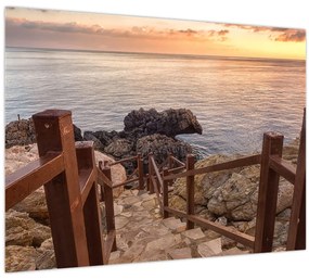Tablou - Coborâre la mare (70x50 cm)