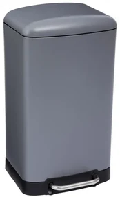 Cos gunoi Retro Line, Gri antracit, 30 litri, cu pedala,  34 x 32 x 61 cm, greutate 4 KG