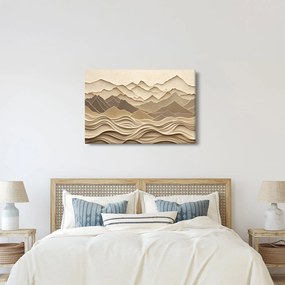 Tablou - Linii Montane 3D (90x60 cm)